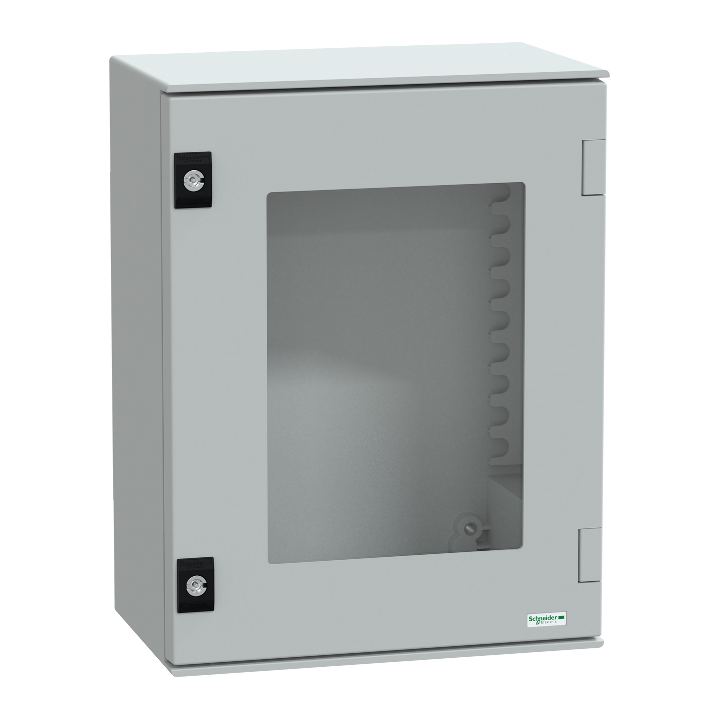 Schneider Electric-NSYPLM43TG-Thalassa - Coffret polyester 430x330x200 - Porte vitrée - IP66 Ral 7035