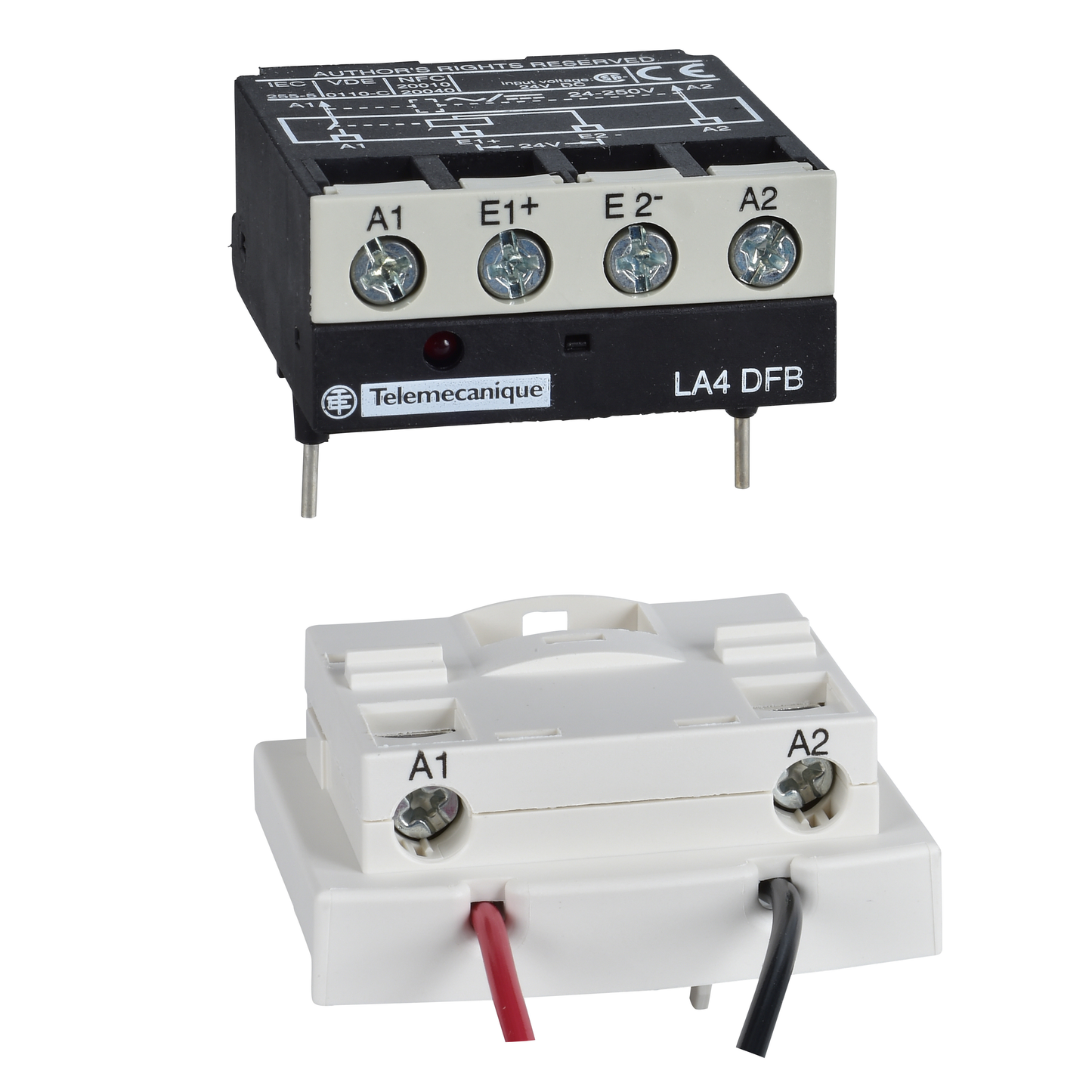 Schneider Electric-LA4DBL-KIT BASSE CONSO (LAD4BB3 ET INTERFACE RELAIS 24VDC LA4DFB) POUR D40A A D65A
