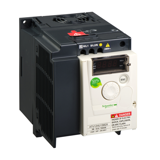 Schneider Electric-ATV12HU15M2X-Altivar - Variateur atv12 1.5kw 240 v 1ph 2hp radia