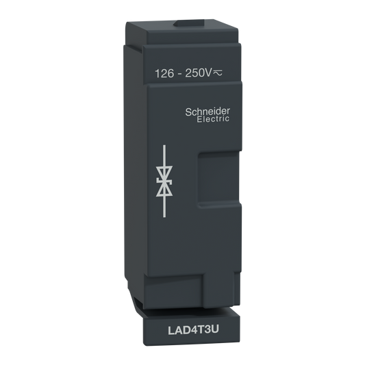 Schneider Electric-LAD4T3U-TeSys D - module d'antiparasitage - diode d'écrêtage bidirectionnel - 440Vcc/ca