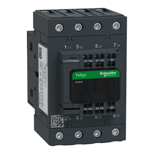 Schneider Electric-LC1DT80A3P7-TeSys D - Cont tetra everlink 4p ac1 415v 80 a ctrl ress bob 230v ca-50/60hz
