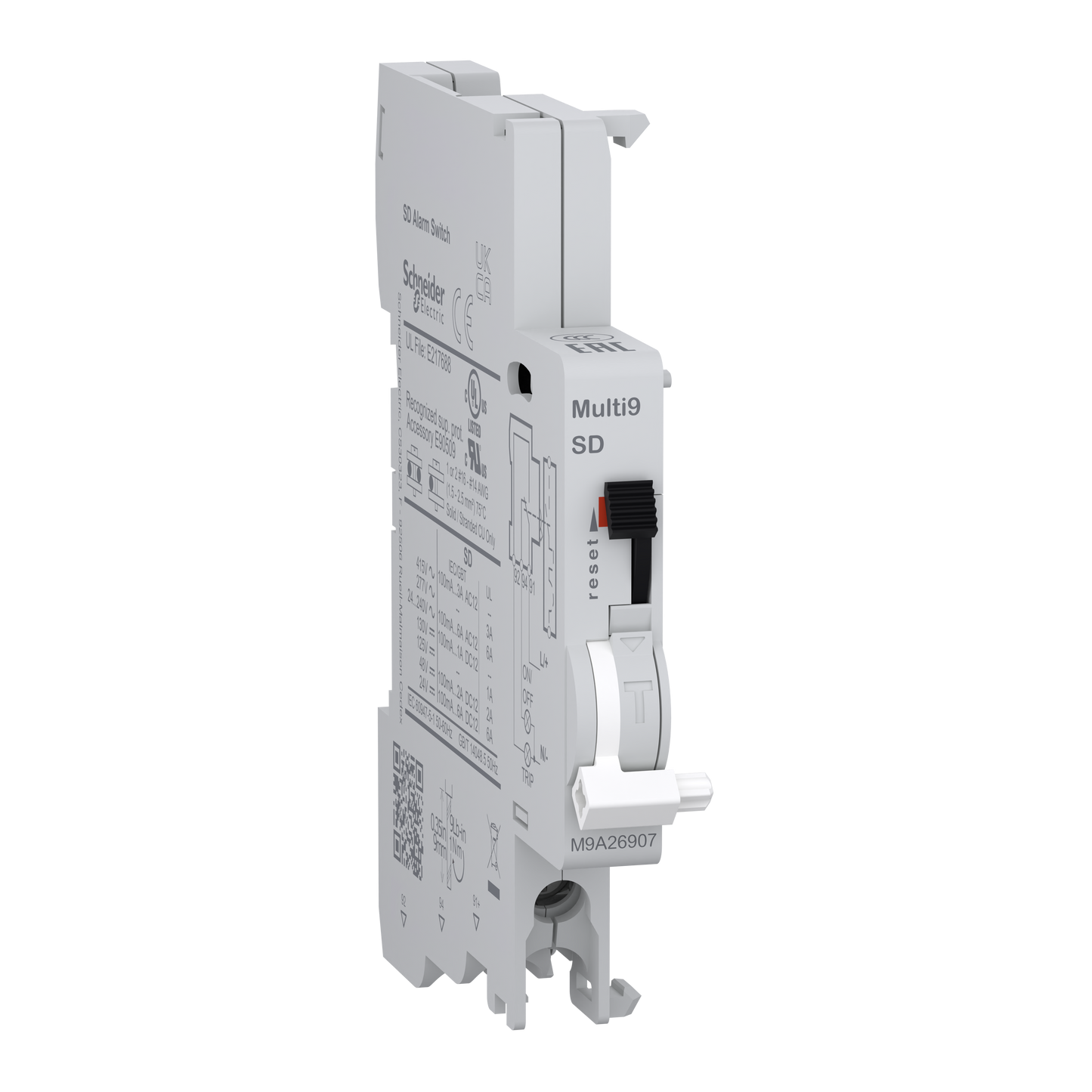 Schneider Electric-M9A26907-Multi9 contact Auxiliaire  1SD 100mA à 6A, AC-DC