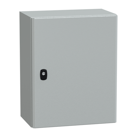 Schneider Electric-NSYS3D5425P-PanelSeT S3D - Enveloppe acier - H500xL400xP250 - châssis plein