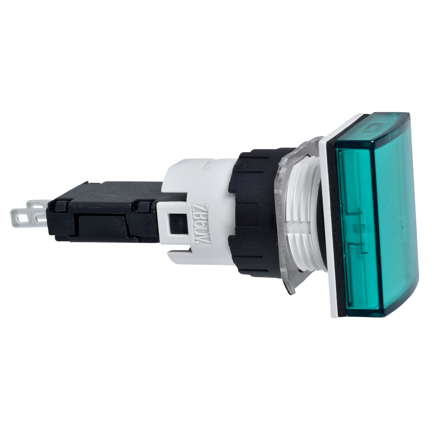 Schneider Electric-XB6DV3BB-Harmony XB6 - voyant rect. - Ø16mm - IP65 - DEL intégrée - 24V - cosses - vert