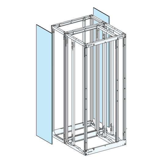 Schneider Electric-LVS08753-PrismaSeT P Active - Panneau latéral arrière - IP30 - L400