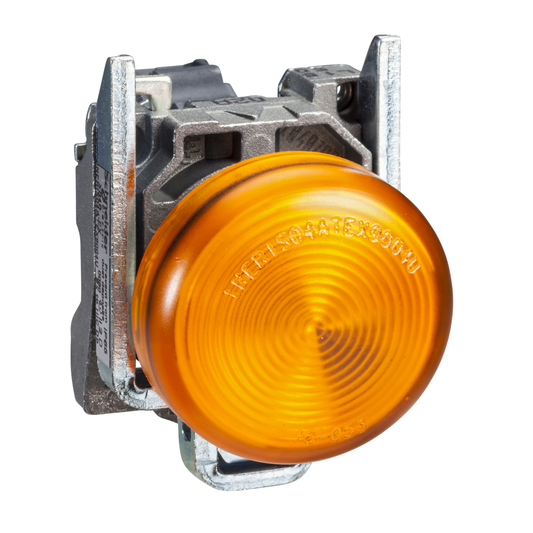 Schneider Electric-XB4BV65-Harmony XB4 - voyant lumineux BA9s - Ø22 - orange - direct 250V max - vis étrier