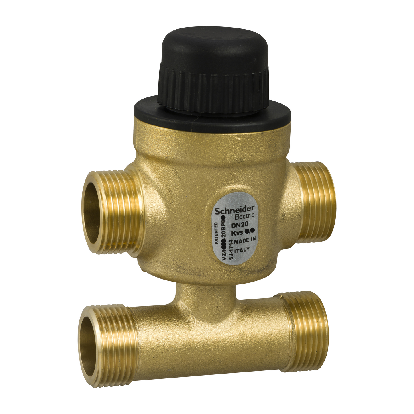 Schneider Electric-VZ419E-20BP07-Vanne 4 voies laiton filetée PN16 DN20 Kv2,5 course 5,5mm