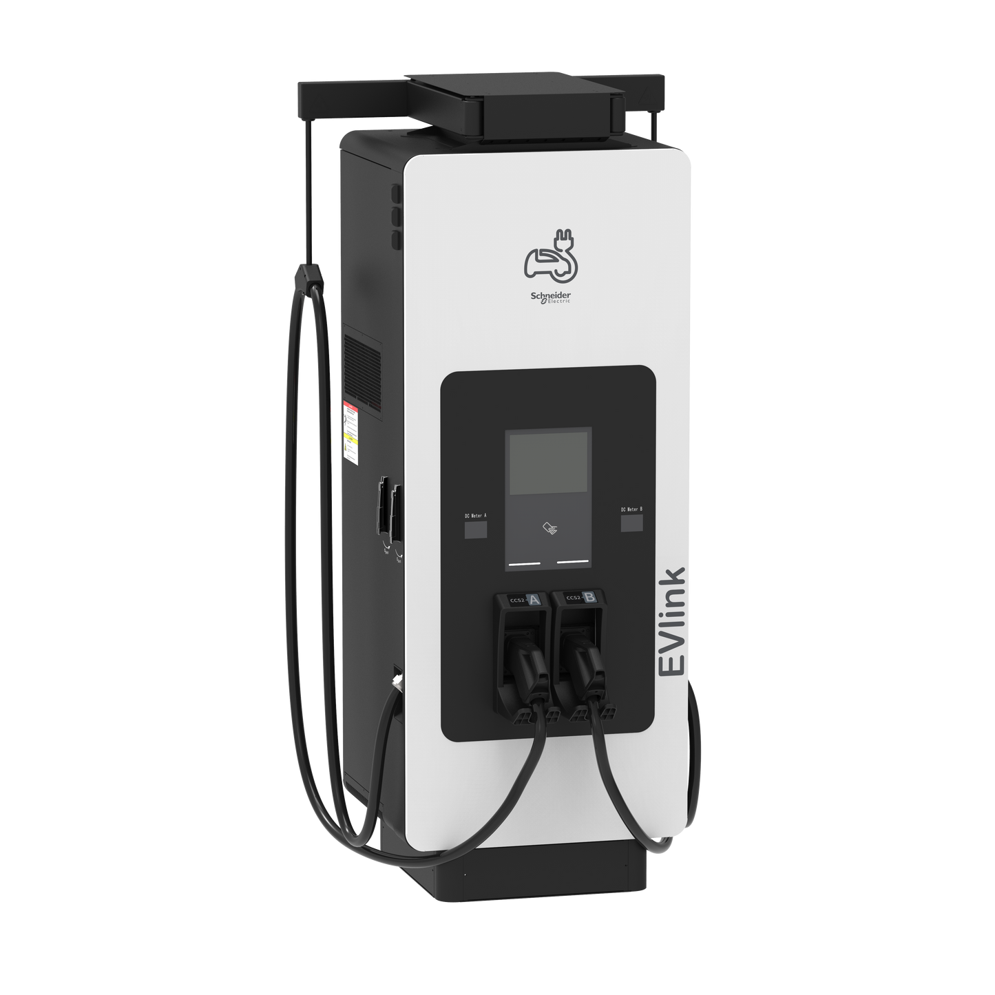 Schneider Electric-EVD1S150TBB-Evlink Pro DC 150 kW-2 prises : 1xCCS2 + 1xCCS2-5 modules de 30 kW