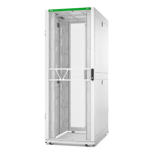 APC-AR3350W2-Rack NetShelter SX2 42U L750XP1200XH1991mm, blanc, avec panneaux latéraux