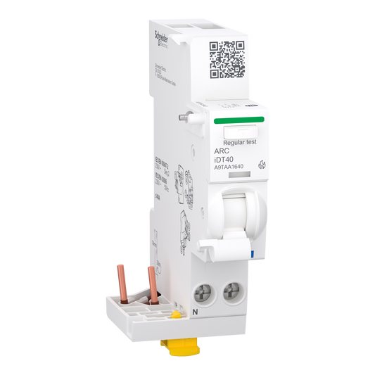 Schneider Electric-A9TAA1640-Acti9 Active  iDT40 module détecteur arc   1PN 40A