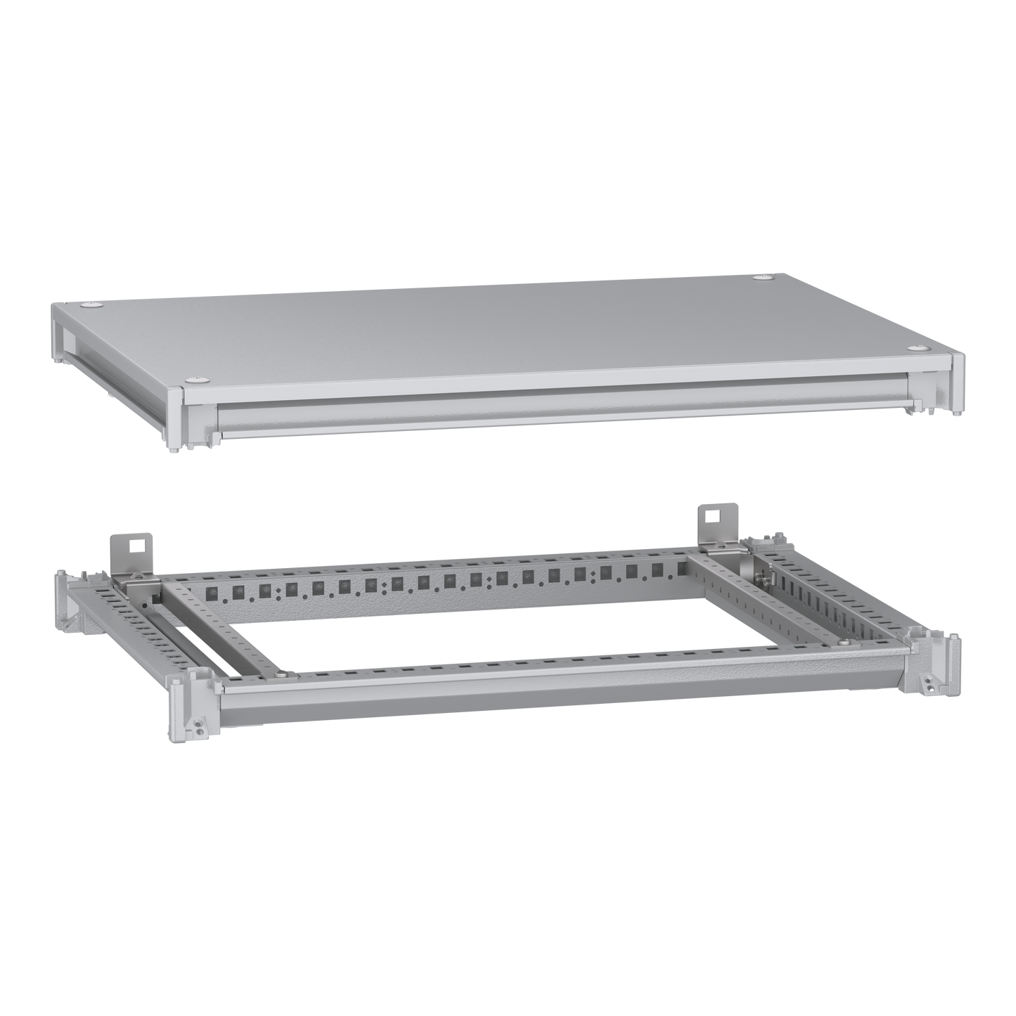 Schneider Electric-NSYSFNC75-PanelSeT SFN Kit - cadre supérieur et inférieur - 700x500 mm (Hxl)