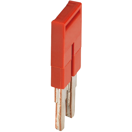 Schneider Electric-NSYTRAL22-Pont enfichable - 2 points - pour bornes 2,5mm² - rouge