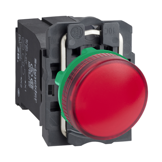 Schneider Electric-XB5AV44-Harmony XB5 - voyant lumineux BA9s - Ø22 - rouge - 230V - vis étrier