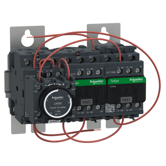 Schneider Electric-LC3D12AB7-TeSys LC3D - démarreur étoile triangle sur platine - bobine 24Vca