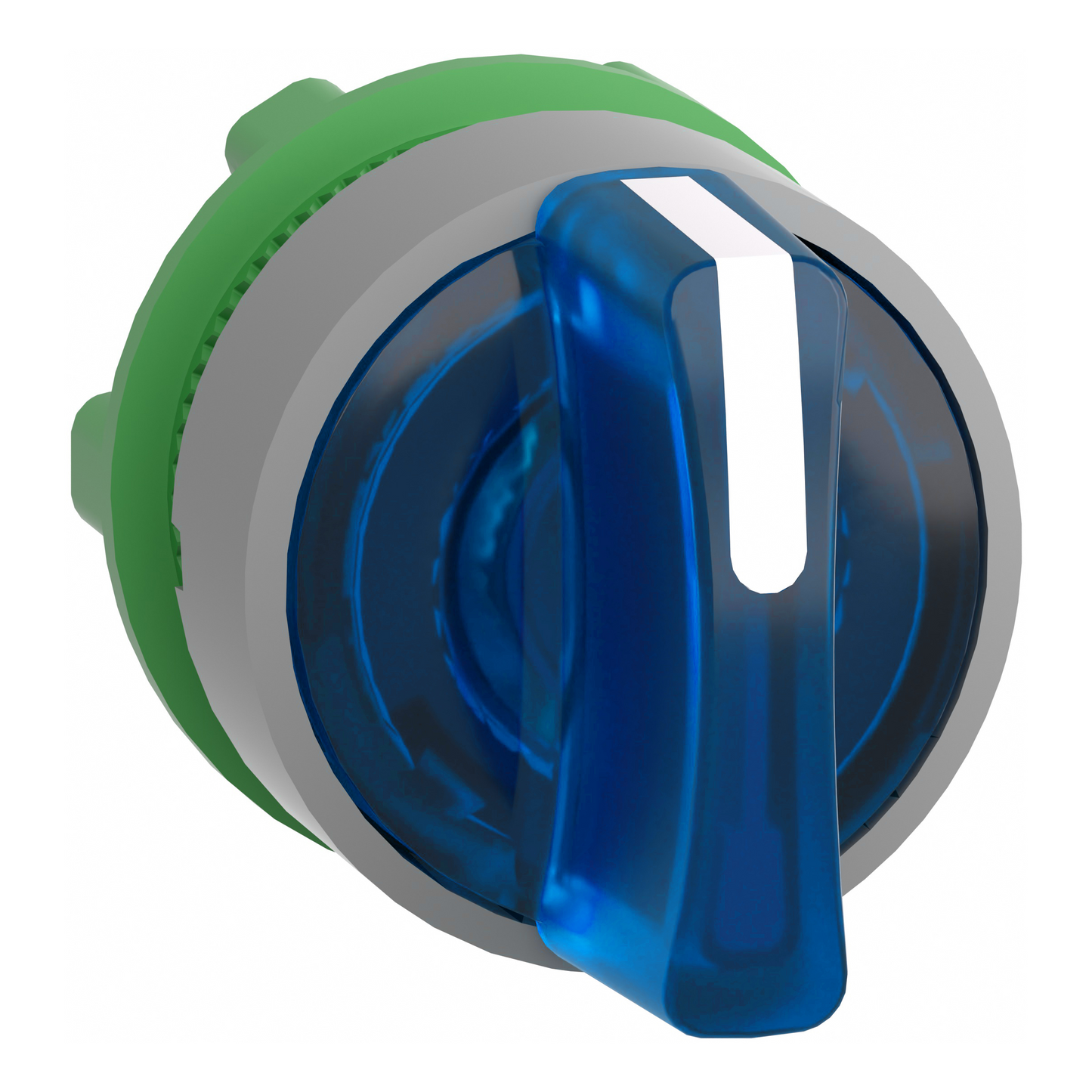 Schneider Electric-ZB5AK1763C0-Harmony - Bouton -tournant - lumineux - 22mm - standard - rond - 2posi +/ -45°