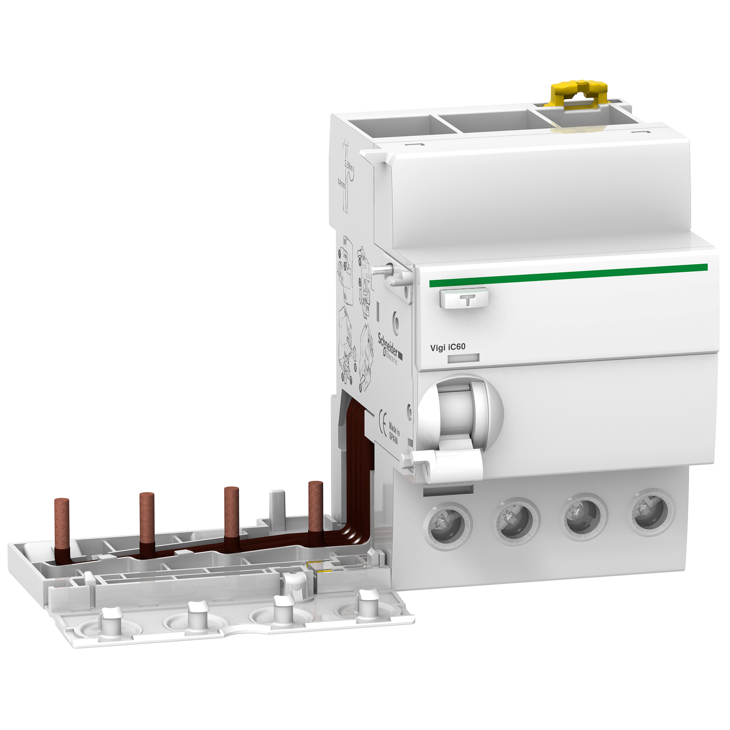 Schneider Electric-A9V19463W-W-Acti9Vigi iC604P63A1000mA s AC
