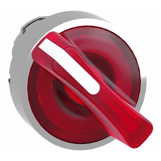 Schneider Electric-ZB4BK1243-Harmony XB4 - tête bouton à manette lumineux - Ø22 - 2 pos fix - rouge