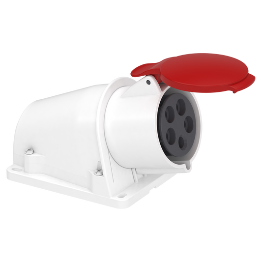 Schneider Electric-PKF32W435-Socle prise BT saille inclinée, connexion vis, IP44, 32 A 3P+N+T 380-415 V