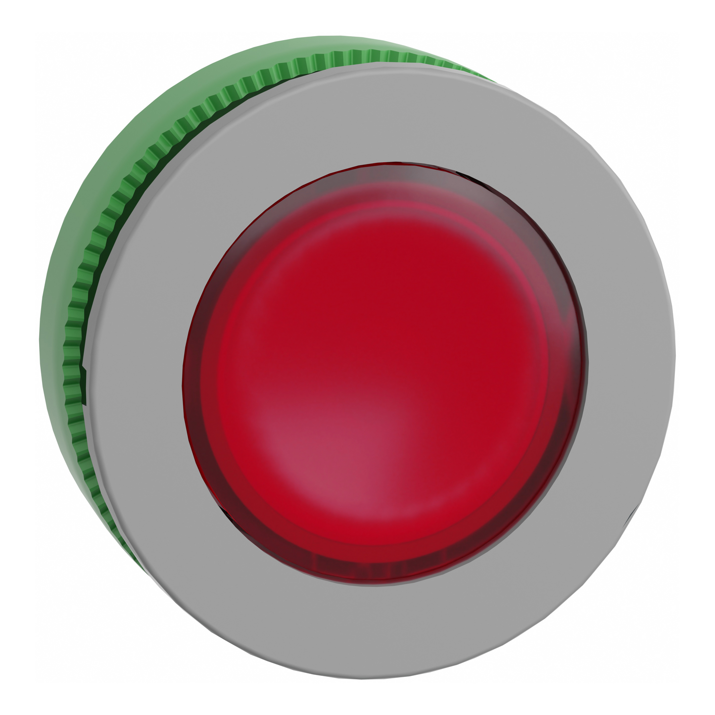 Schneider Electric-ZB5FA48C0-Harmony XB5 - tête bouton poussoir - collerette affleurante flush grise - rouge