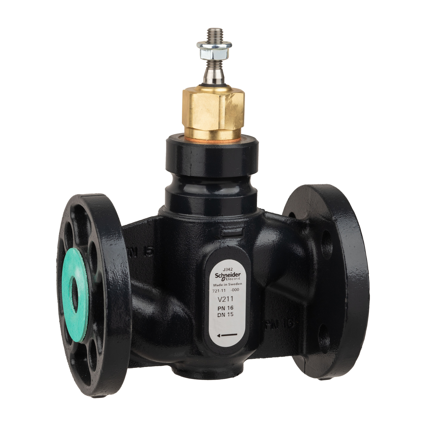 Schneider Electric-7211120000-Vanne 2 voies acier à bride PN16 DN15 Kv2,5