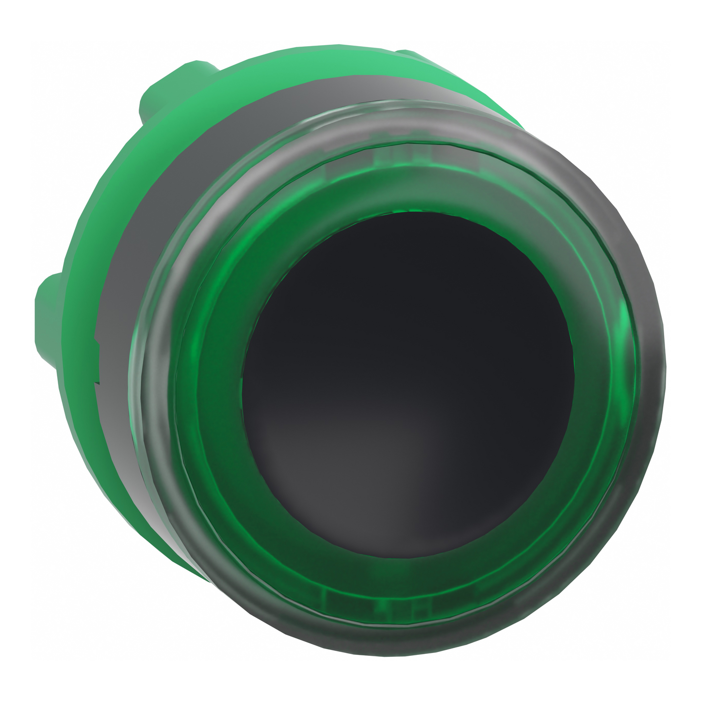 Schneider Electric-ZB5AW933-Harmony XB5 - tête bouton poussoir lumineux DEL - Ø22 - anneau - vert