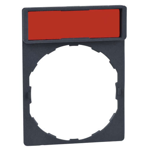 Schneider Electric-ZB6YD22-Harmony ZB6 - porte étiquette - 24x28mm taille 1 - Ø16 - avec étiquette - vierge