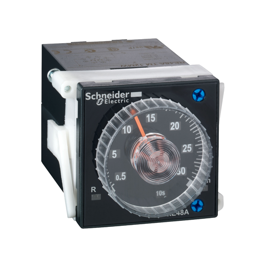 Schneider Electric-RE48ATM12MW-Harmony Time - relais temporisé travail - 0,02s.. 300h - 24..240Vca - 2OF