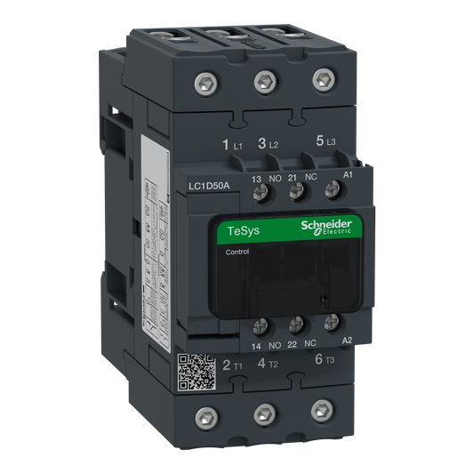 Schneider Electric-LC1D50AFE7-TeSys LC1D - contacteur - 3P - AC-3 440V - 50A - bobine 115Vca