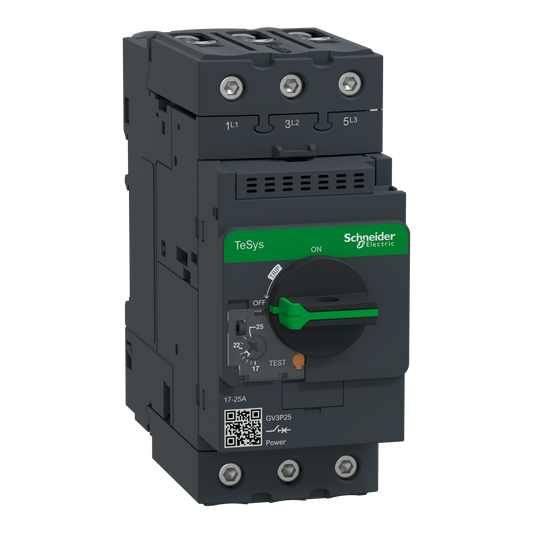 Schneider Electric-GV3P25-TeSys GV3 - disjoncteur moteur - 25A - 3P 3d - déclencheur magnétique