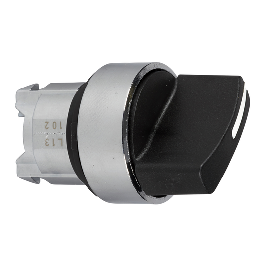 Schneider Electric-ZB4BD2TQ-Harmony XB4 - tête bouton tournant à manette - Ø22 - 2 pos fixes - noir - lot100