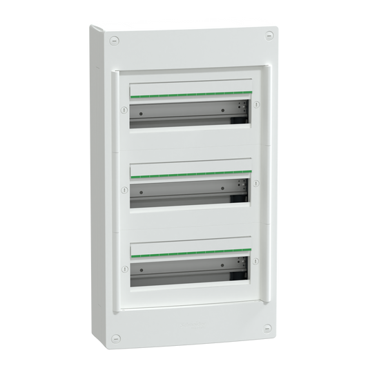 Schneider Electric-LVSXT313-PrismaSeT XS - Coffret saillie 3 rangées 13 modules - sans porte