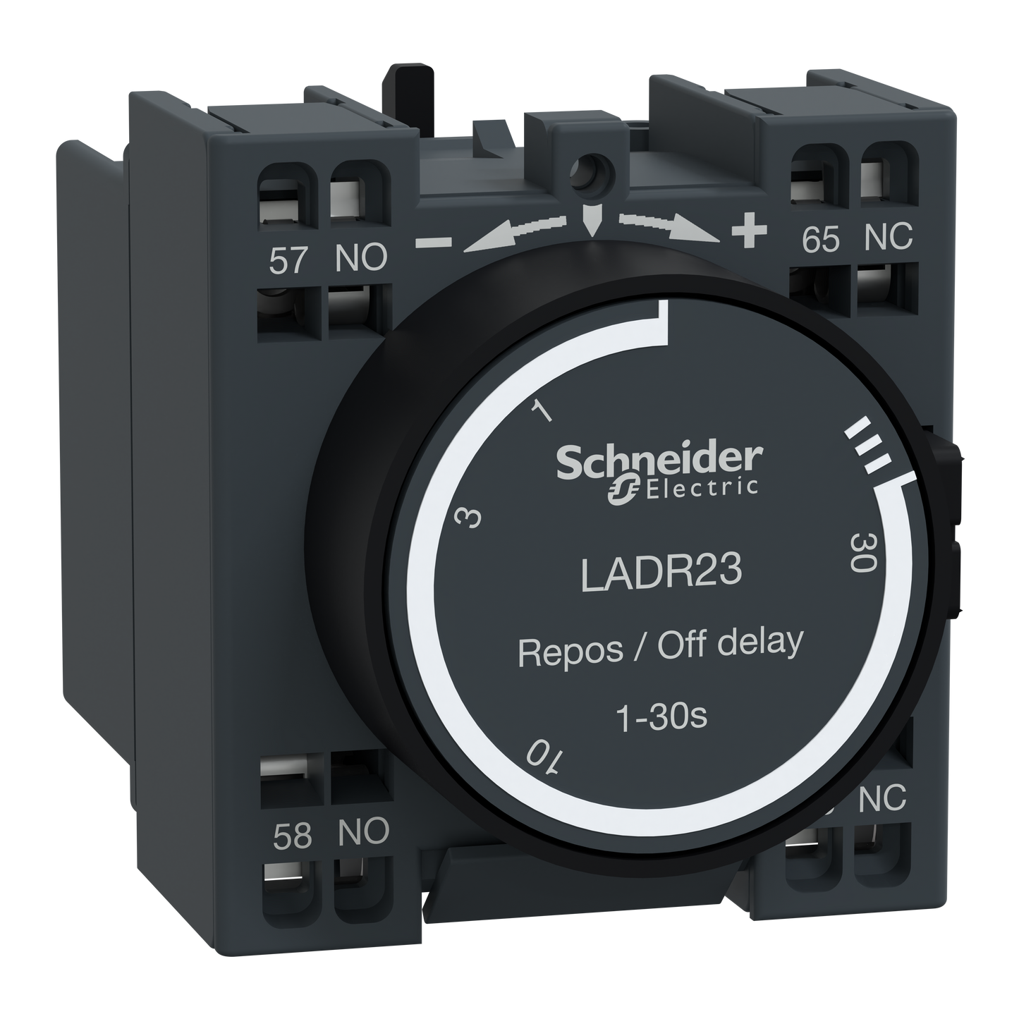 Schneider Electric-LADR23-TeSys D - bloc de contacts auxiliaires - 1F+1O - bornes à ressort