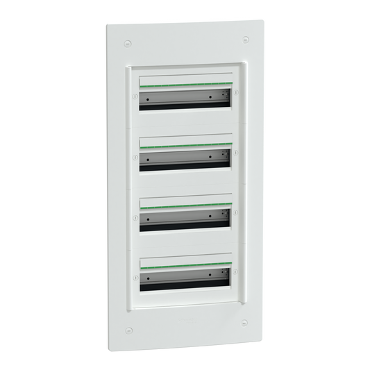 Schneider Electric-LVSXS413-PrismaSeT XS - Coffret encastré 4 rangées 13 modules - sans porte