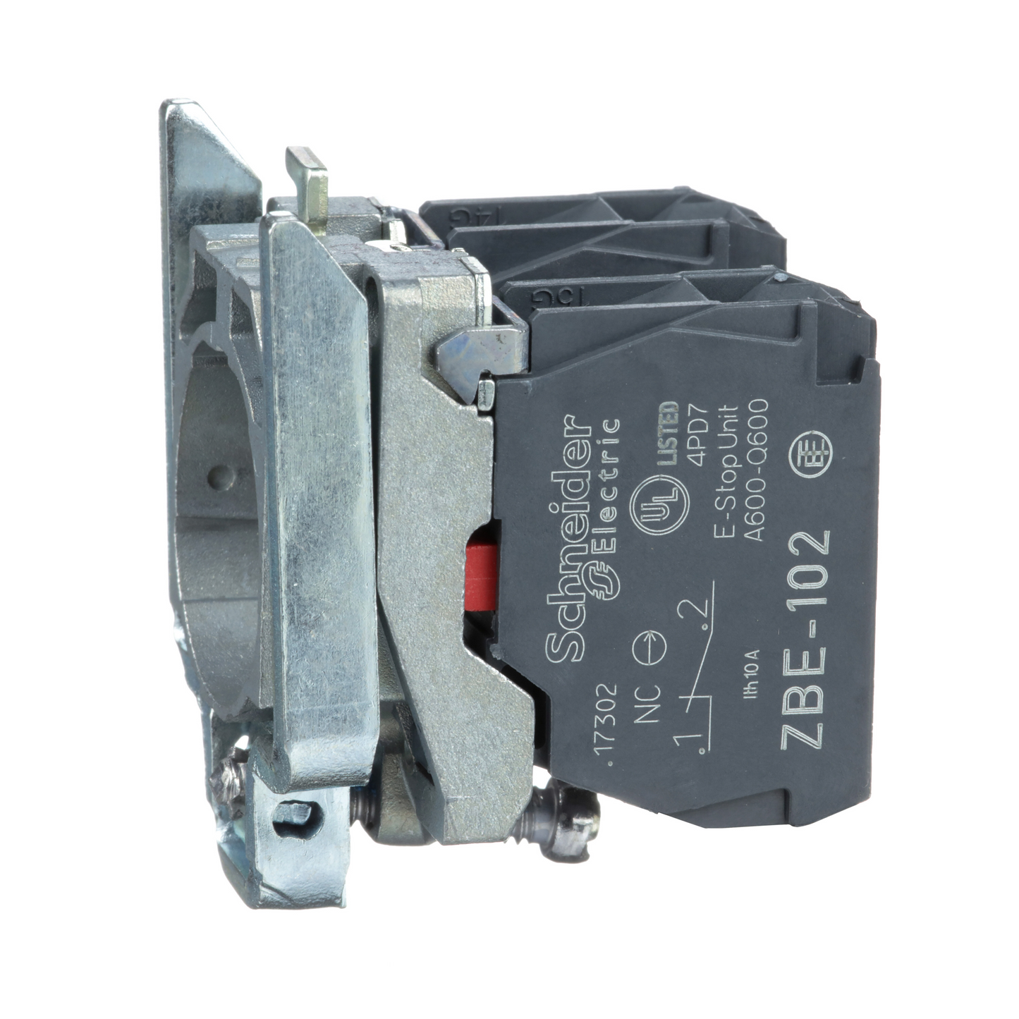 Schneider Electric-ZB4BZ104-Harmony XB4 - corps de bouton - 2O - raccordement connecteur