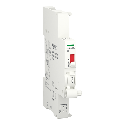 Schneider Electric-A9A26898-Acti9 - auxiliaire iOF+SD24 - commande signalisation par le bas pour Smartlink