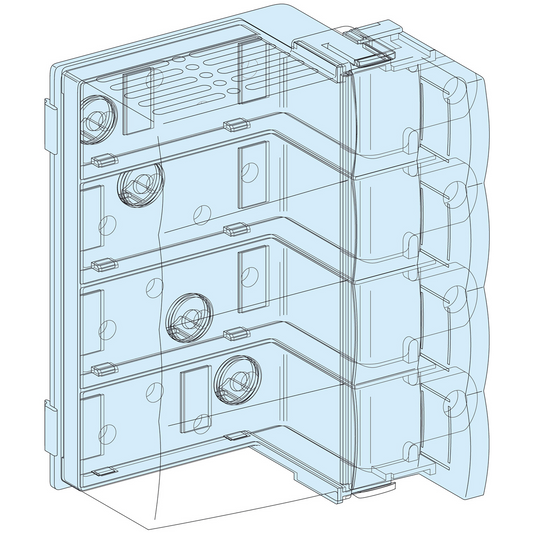 Schneider Electric-LVS04060-Linergy - Bloc alimentation INV100-250 - INS250 horiz. (vers Linergy BW)