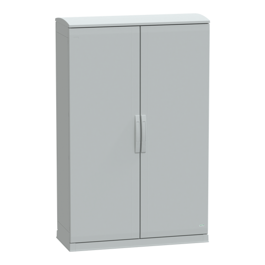 Schneider Electric-NSYPLAZT15104G-Thalassa - Armoire polyester socle + toit 1500x1000x420- IP44 Ral 7035