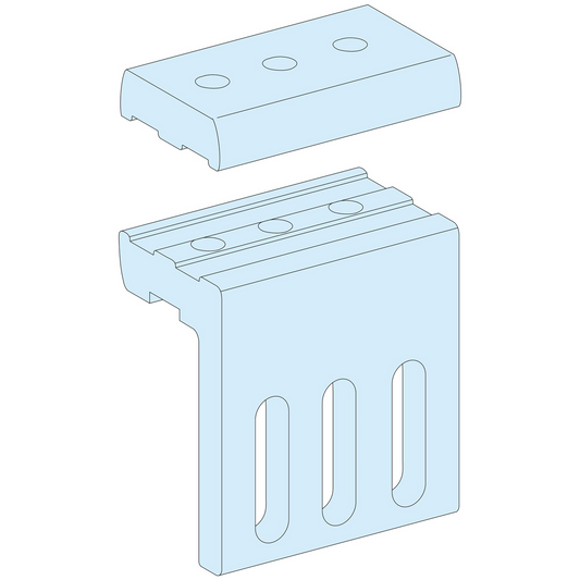 Schneider Electric-LVS04637-PrismaSeT P - Liaison JdB.V / JdB.H 3200A - épaisseur 10 mm