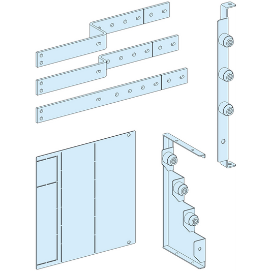 Schneider Electric-LVS04483-PrismaSeT P - Raccordement aval reporté NS800/1000 - horiz. - fixe - 3P