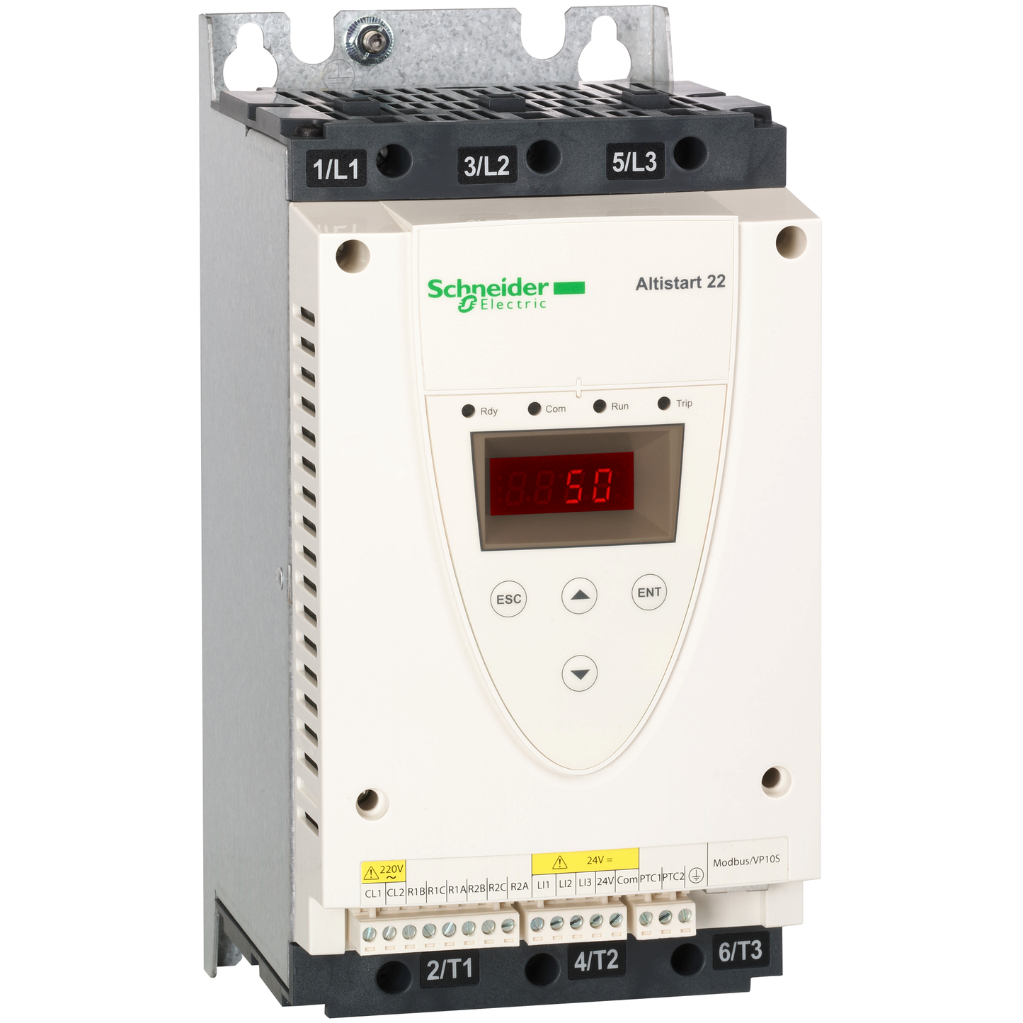 Schneider Electric-ATS22D17S6-Altistart - Demarreur progressif electronique controle 220v puissance 17a 600v