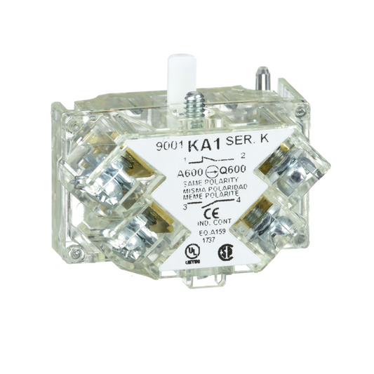 Schneider Electric-9001KA1-Harmony 9001K - bloc contact pour bouton - Ø30 - 1OF bornes protégées