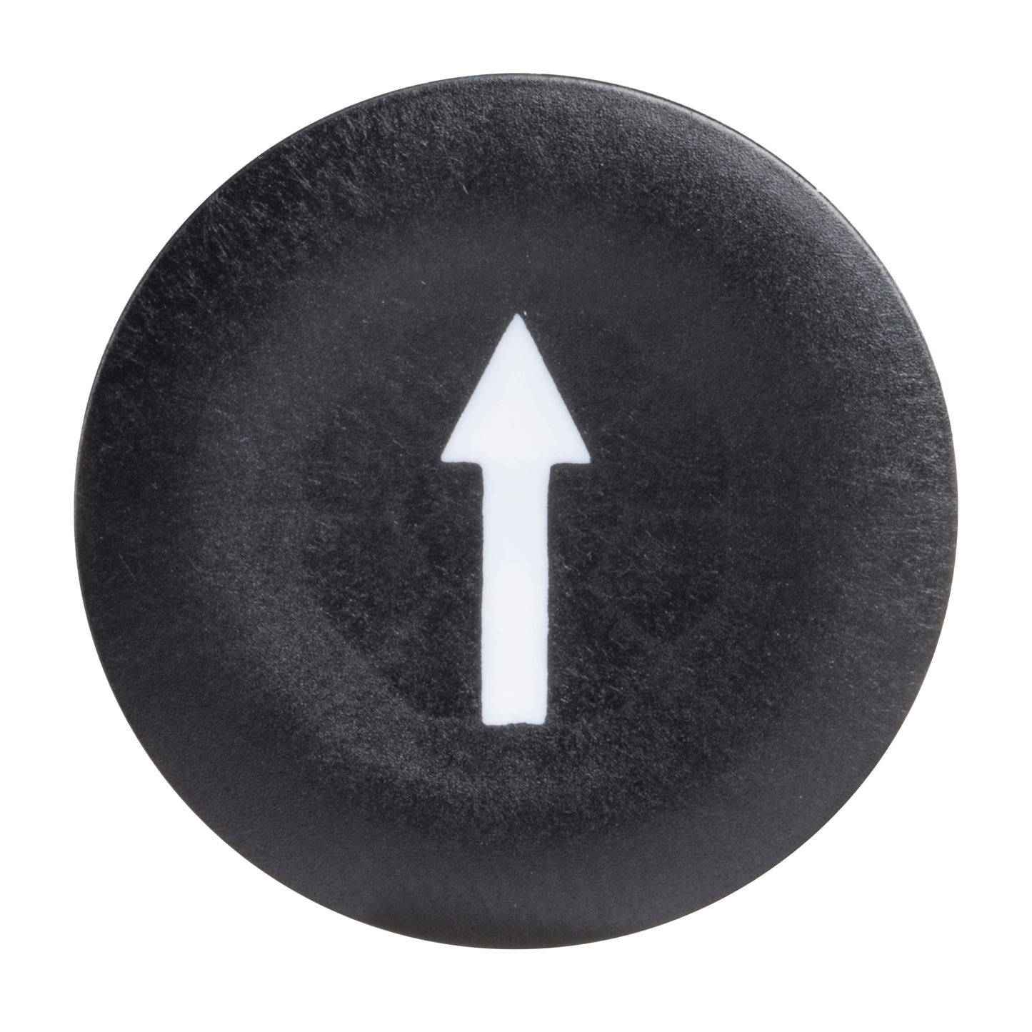 Schneider Electric-ZBA335-Harmony cabochon lisse flèche haute - noir pour poussoir rond Ø22