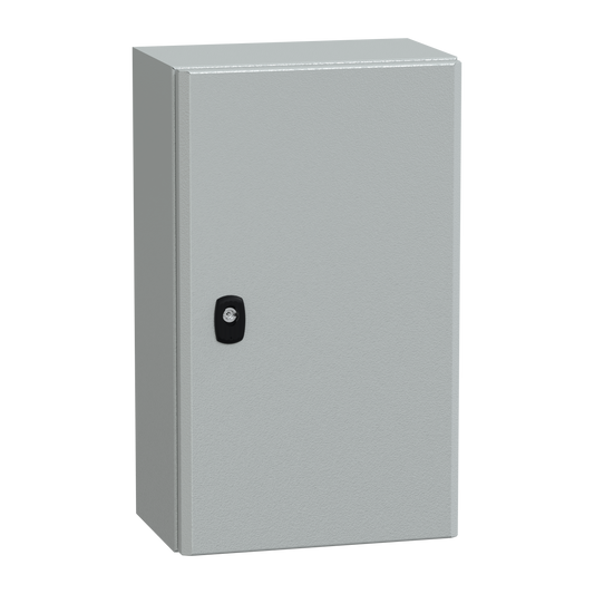 Schneider Electric-NSYS3D5320-PanelSeT S3D - Enveloppe acier - H500xL300xP200 - porte pleine