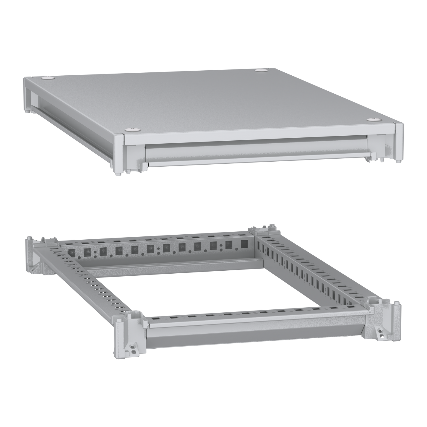 Schneider Electric-NSYSFNC46-PanelSeT SFN Kit - cadre supérieur et inférieur - 400x600 mm (Hxl)
