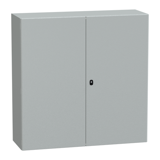 Schneider Electric-NSYS3D121240DP-PanelSeT S3D - Enveloppe acier - H1200xL1200xP400 - châssis - 2 portes