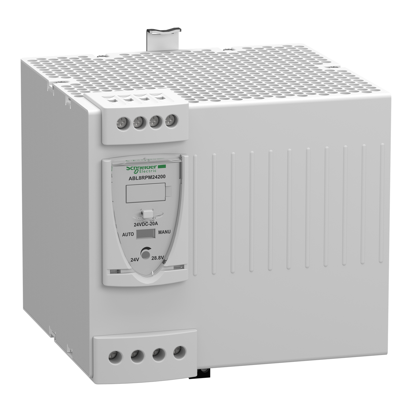 Schneider Electric-ABL8RPM24200-Phaseo ABL8 - alimentation à découpage - 20A - 100à240Vca mono/biphasé - 24Vcc