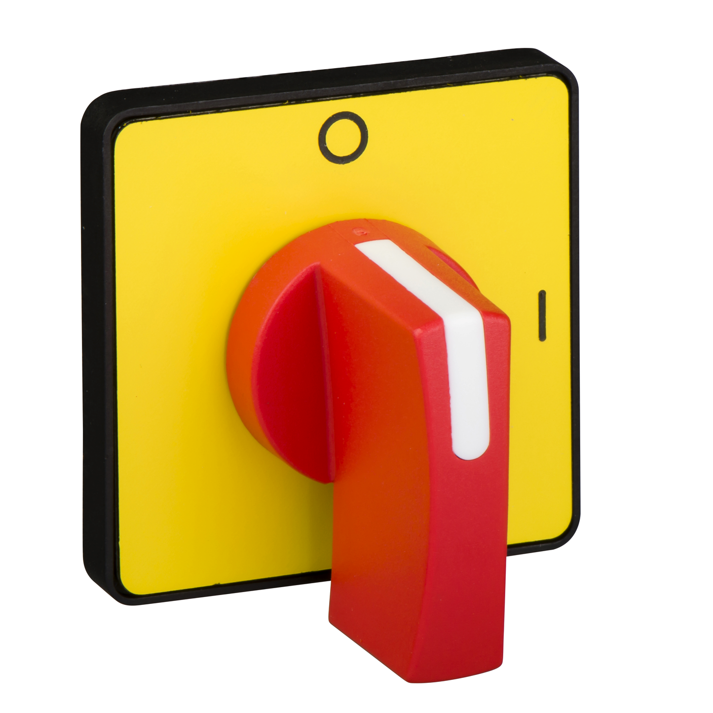 Schneider Electric-KCG3H-Harmony - tête de manoeuvre - 45x45mm - jaune - crosse rouge - O-I