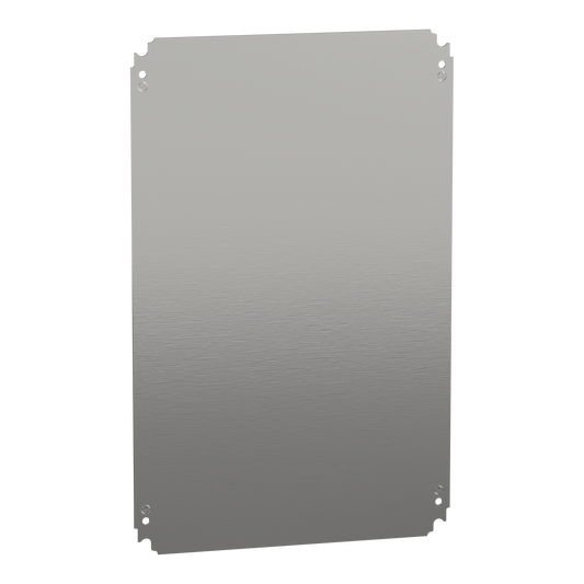 Schneider Electric-NSYMM64-PanelSeT - Thalassa - châssis plein - acier galva. - pour coffret H=600xL=400mm