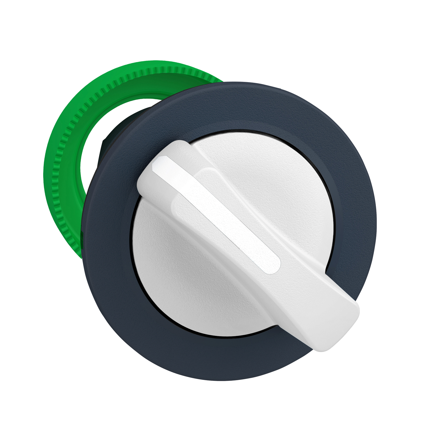 Schneider Electric-ZB5FD201-Harmony XB5 - tête bouton tournant manette - flush - 2 posit fixes - blanc