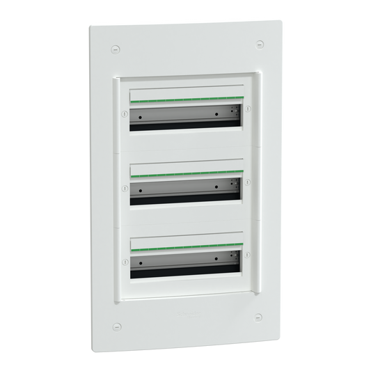 Schneider Electric-LVSXS313-PrismaSeT XS - Coffret encastré 3 rangées 13 modules - sans porte